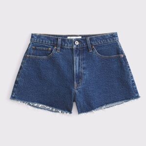 Abercrombie & Fitch Curve Love High Rise 90s Cutoff Short size 14